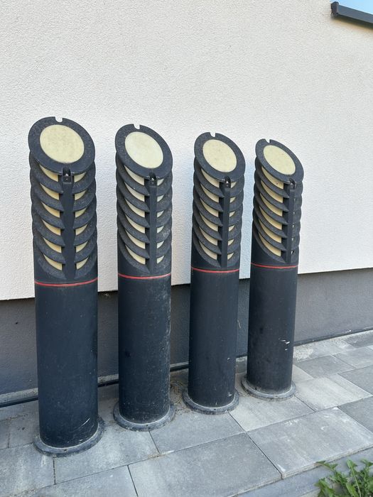Lampy ogorodwe 4 sztuki słupki. 200 zl za 4 sztuki
