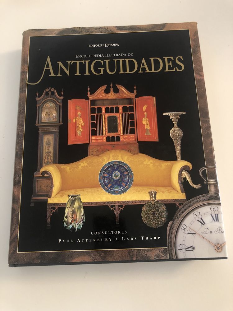 Livro Enciclopedia ilustrada Antiguidades