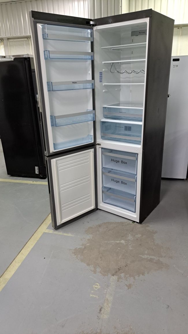 Високий срібний холодильник Haier fgd56rt Nofrost Гарантія