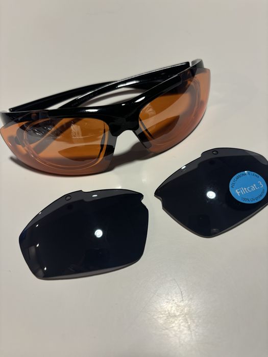 Okulary sportowe z wkładka korekcyjna