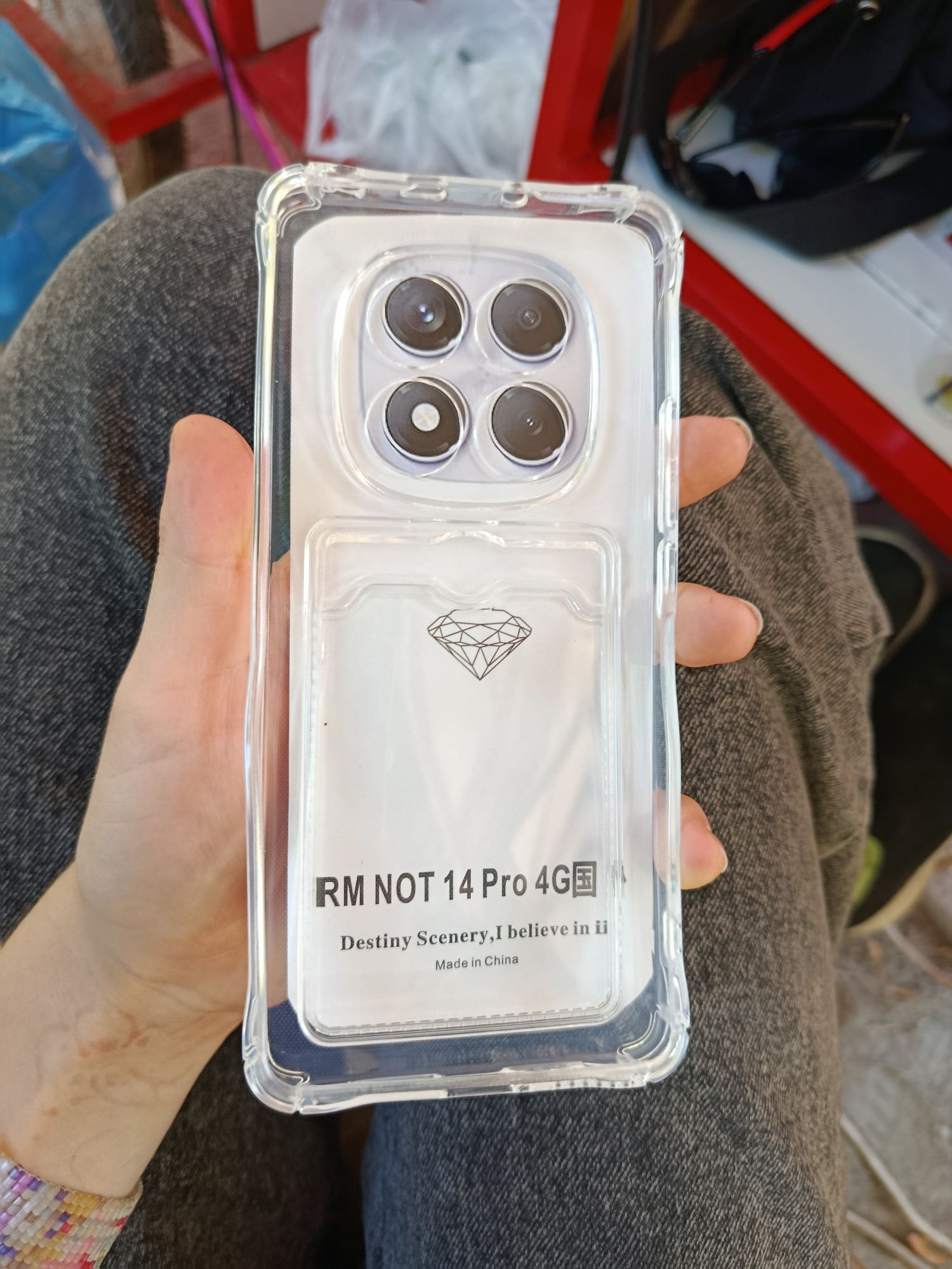 Продам прозорий чохол Redmi Note 14 Pro 4G