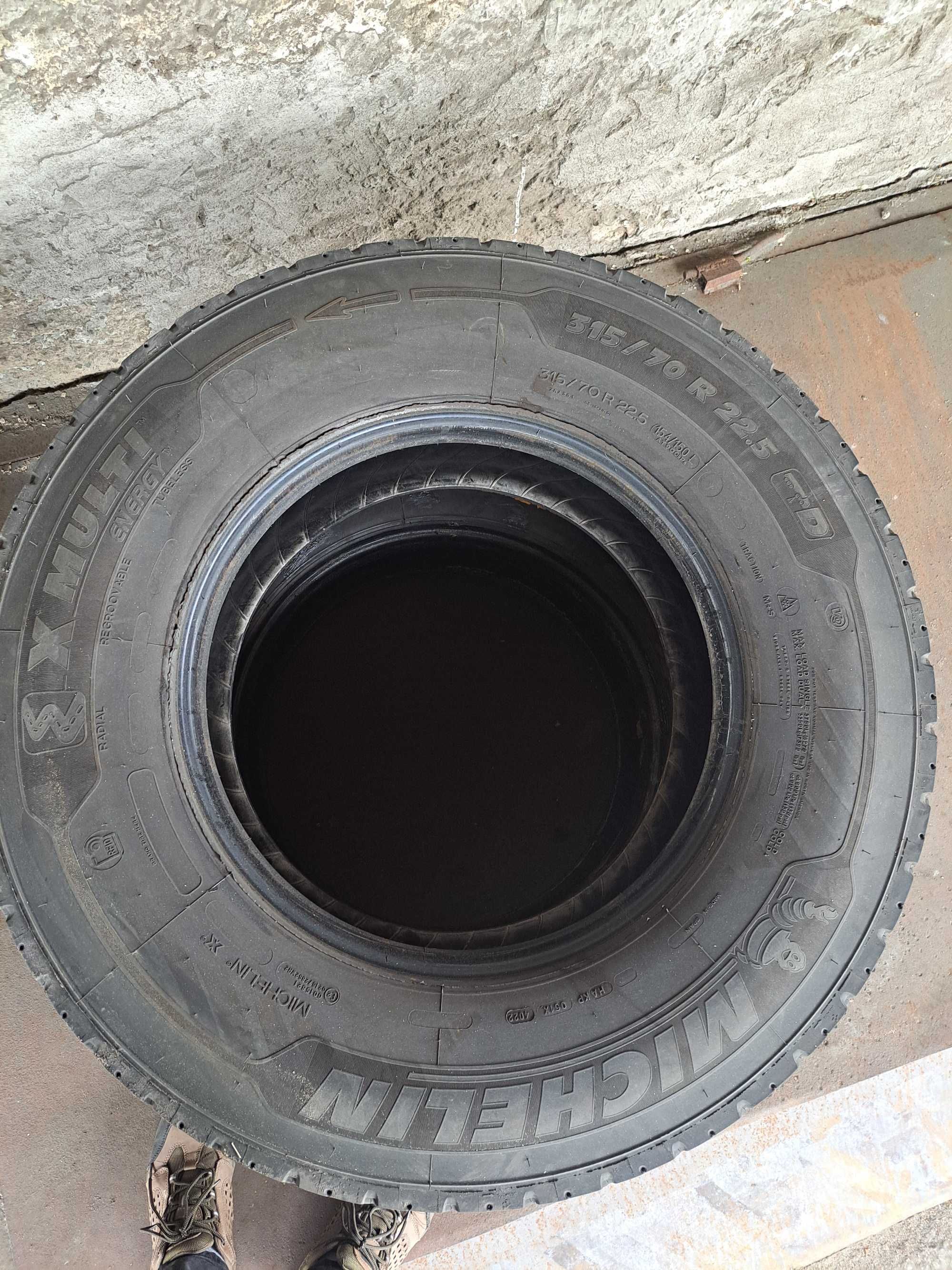 Opony Michelin 315/70 R22.5  4sztuki  22r.