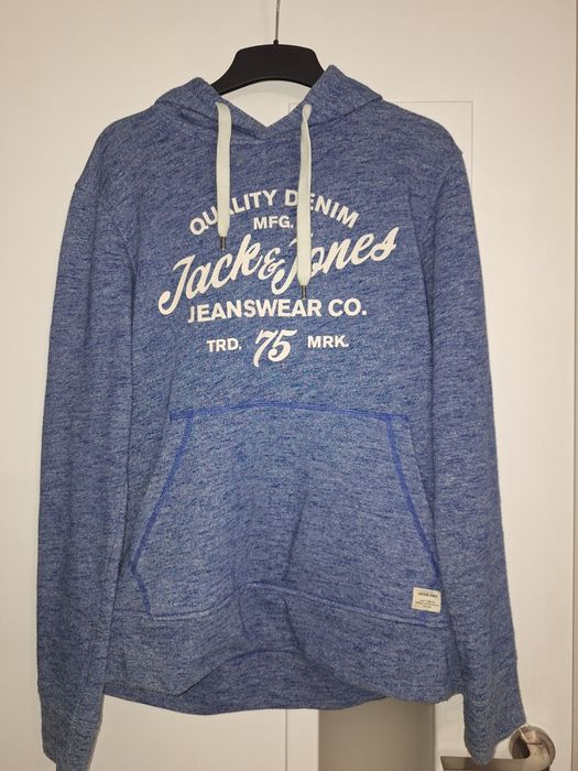 Niebieska bluza z kapturem Jack&Jones