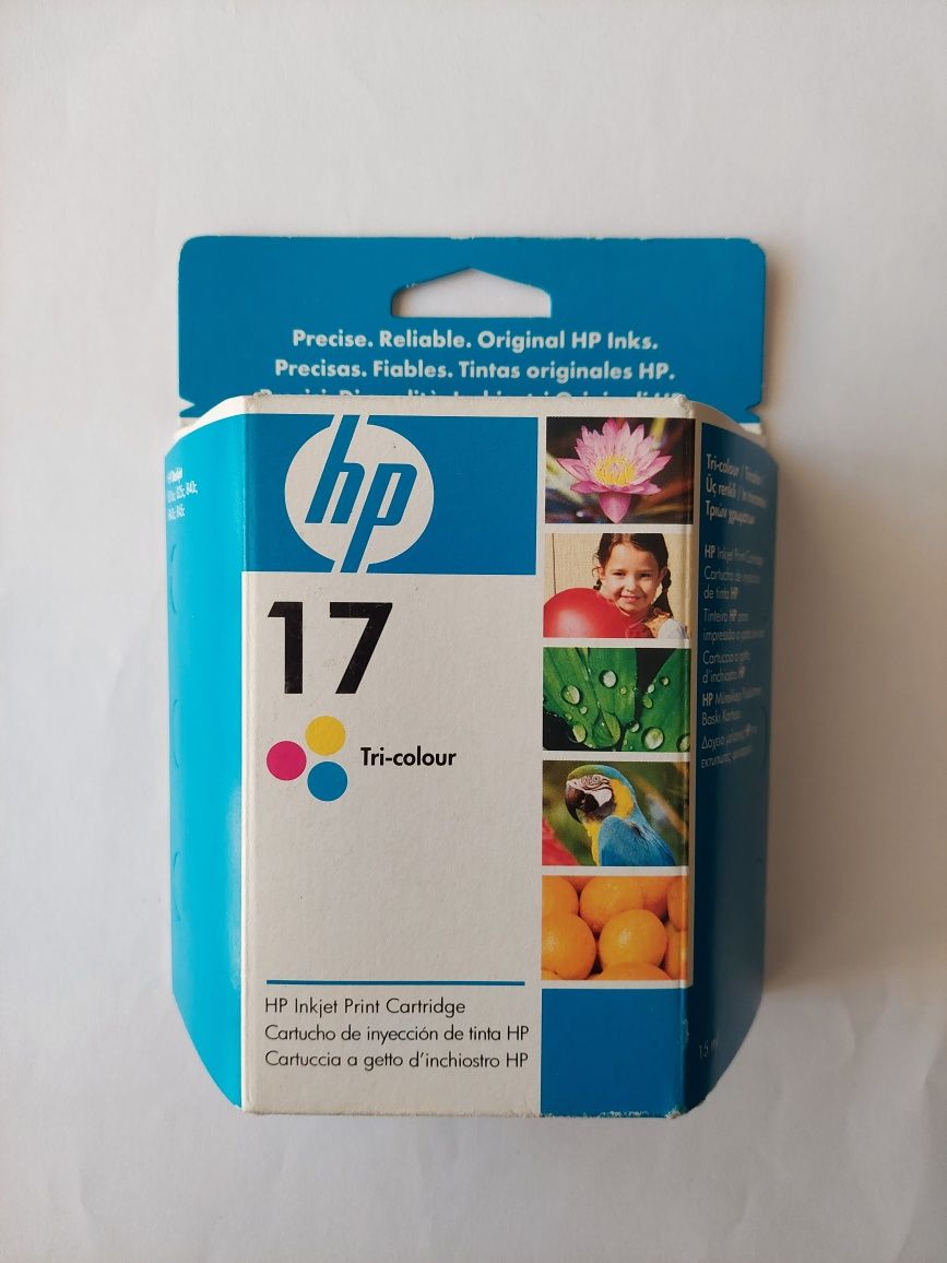 Tinteiro Cartucho HP original 17 - Tricolor - Ref C6625AE ABE