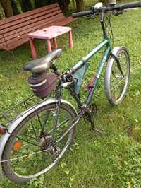 rower miejski zielony