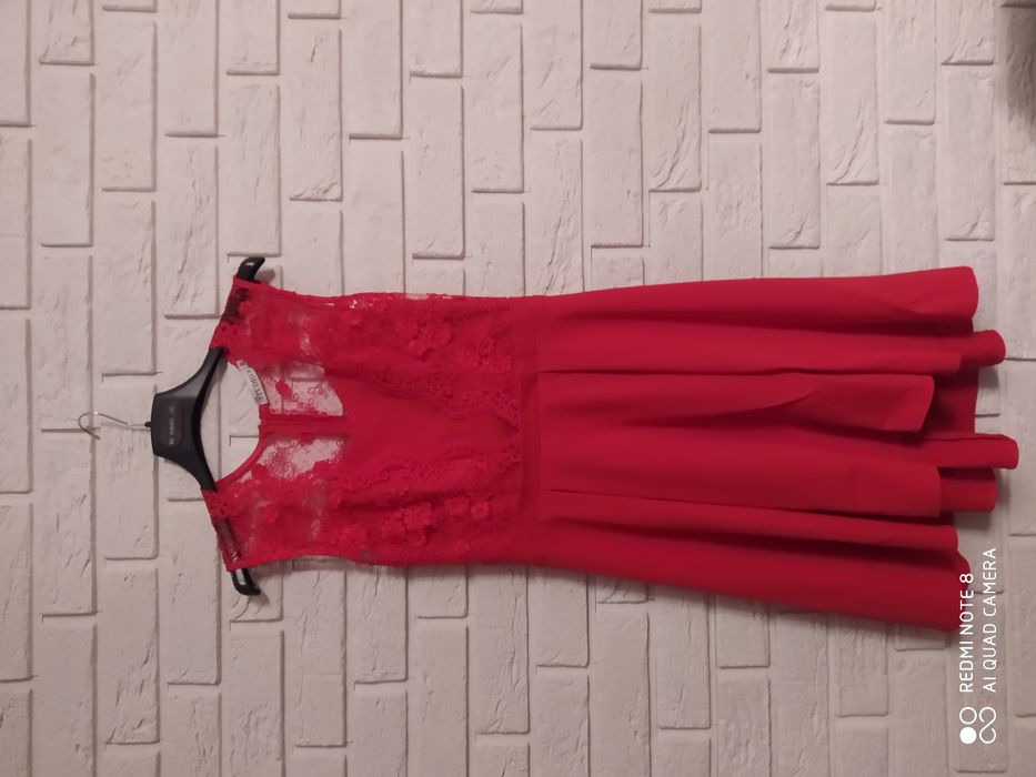 Sukienka studniówka wesele czerwona