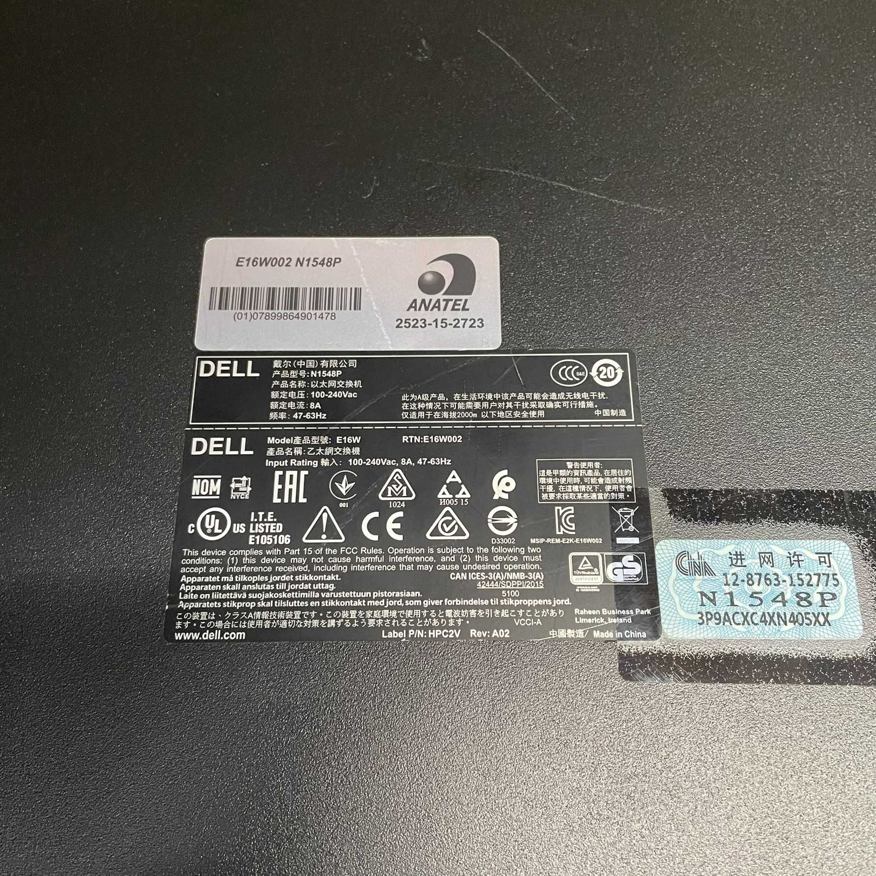 Switch Dell Networking N1548P – 48-portowy PoE z obsługą PoE+