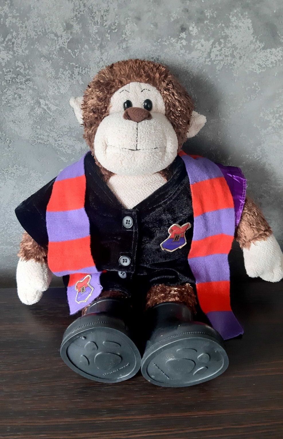 Build-a-bear обезьяна wizard academy говорящая мягкая игрушка одежда