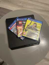 PS4 500GB + 3 gry