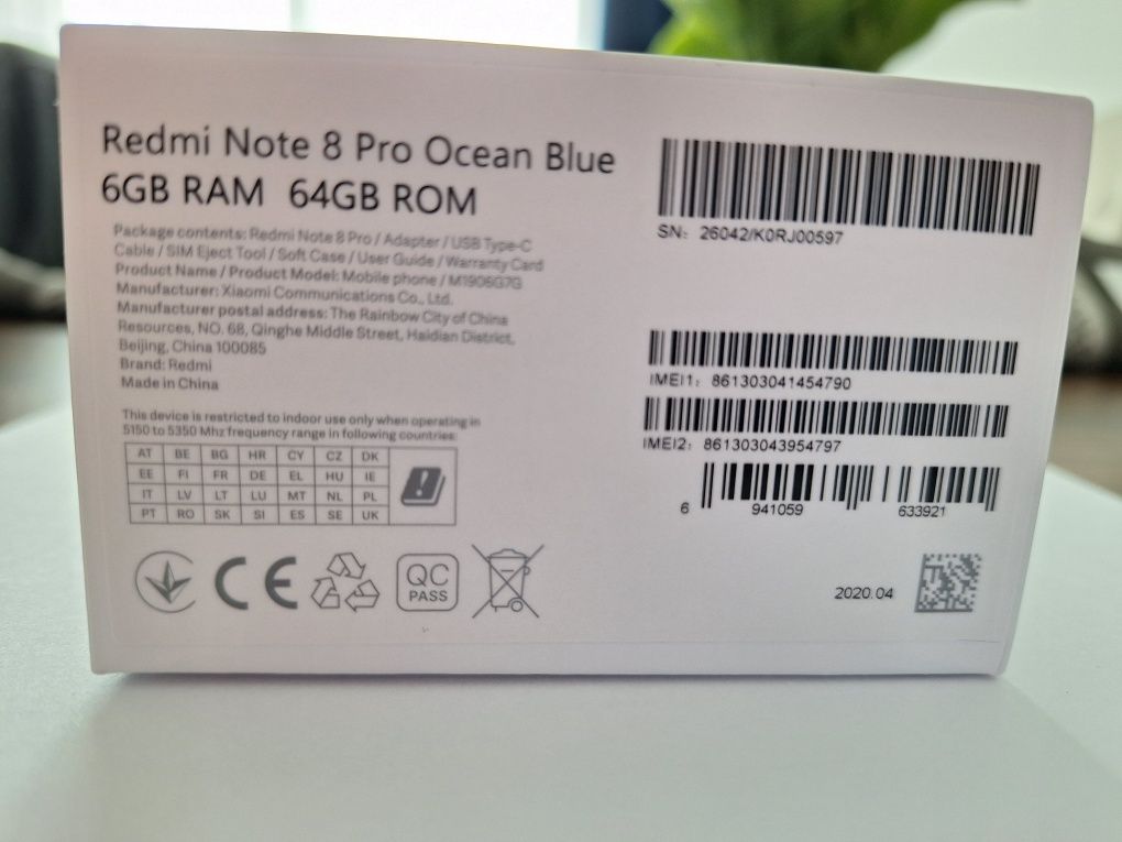 Xiaomi Redmi Note 8 pro 64GB