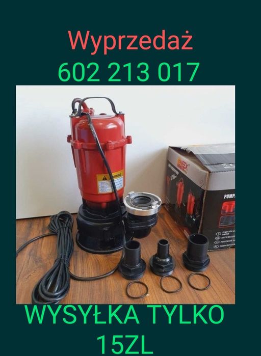 Pompa do szamba 3850w 28m wysokość pomp