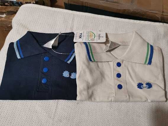 Koszulka polo dla chłopca Twins Baby Oeko-tex 2szt rozmiar 50