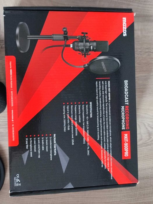 Mikrofon studyjny MOZOS MKIT-900PRO