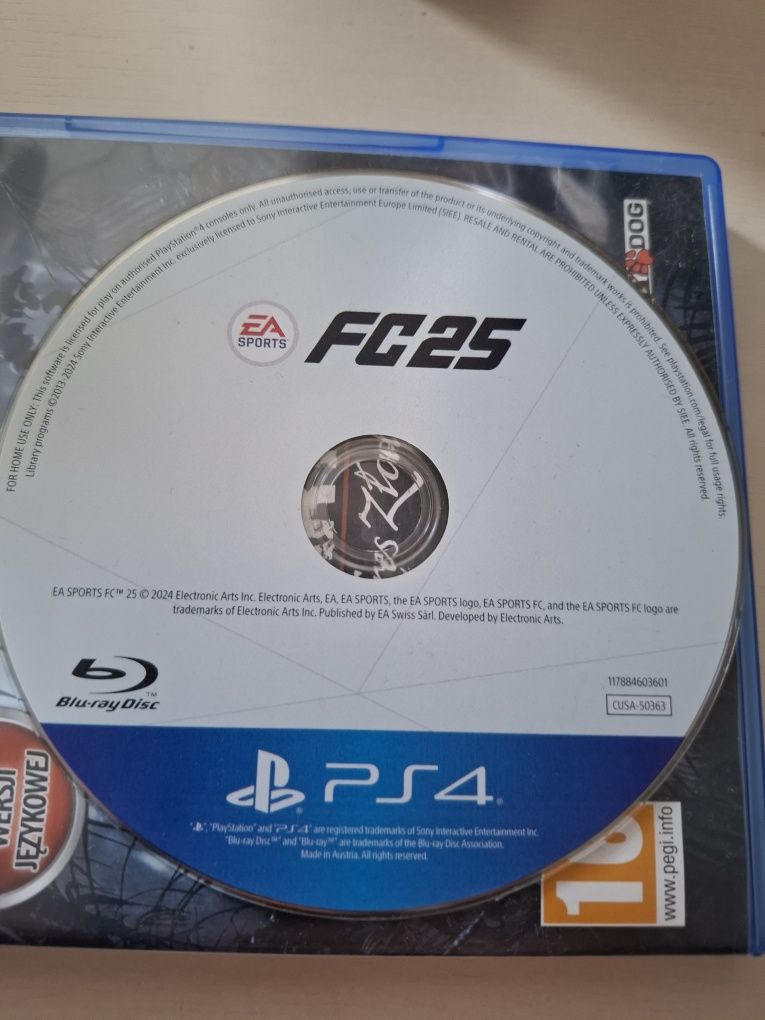 Gra FC 25 na ps 4