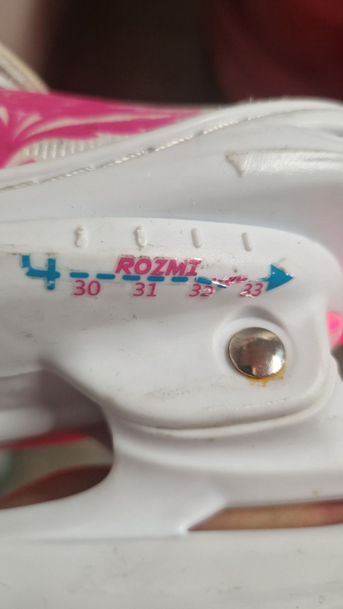 Łyżwy regulowane figurówki dla dziewczynki roxy 30-33 oxelo