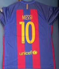 koszulka FC Barcelona, model domowy, sezon 2016/17, #10 Messi
