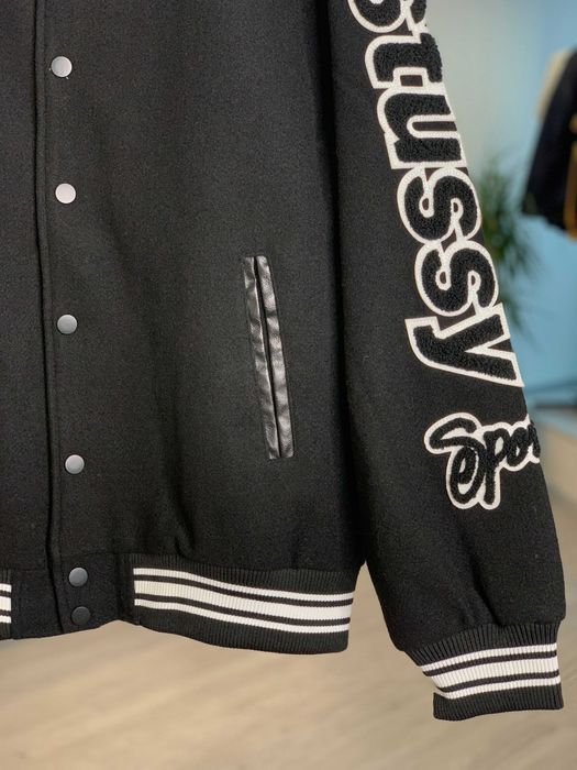 Куртка STUSSY Varsity Jacket Competition Black