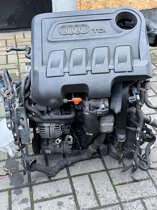 AUDI A3 8P VW Silnik 2.0TDI CFF CFFB kompletny wtryski turbo pompa