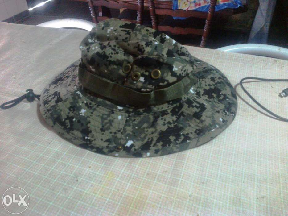 Chapéu boina militar camuflado camuflagem caçador paintball *novo