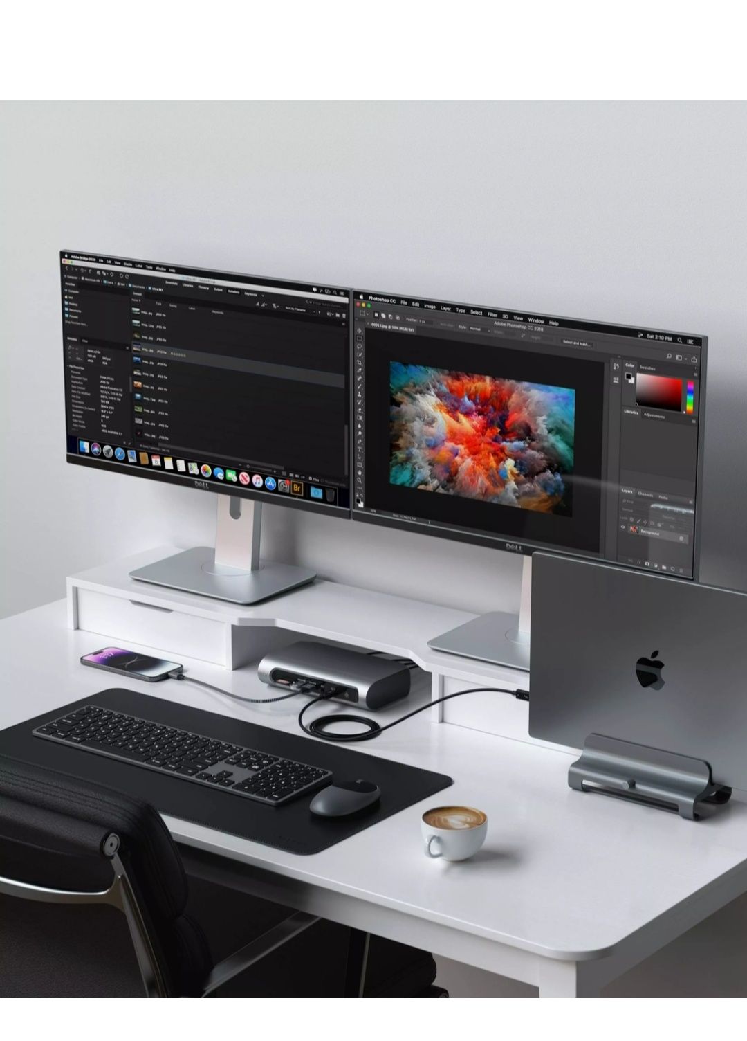 Док-станція Satechi Thunderbolt 4 Multimedia Pro Dock Space Gray .