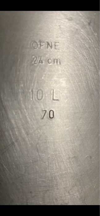 Garnek kociołek aluminiowy 10 litrów PRL