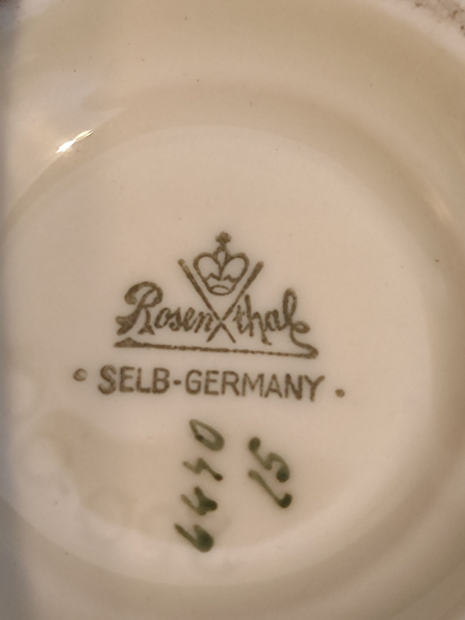 Porcelana Rosenthal Wazon Selb Złocenia  1938r.