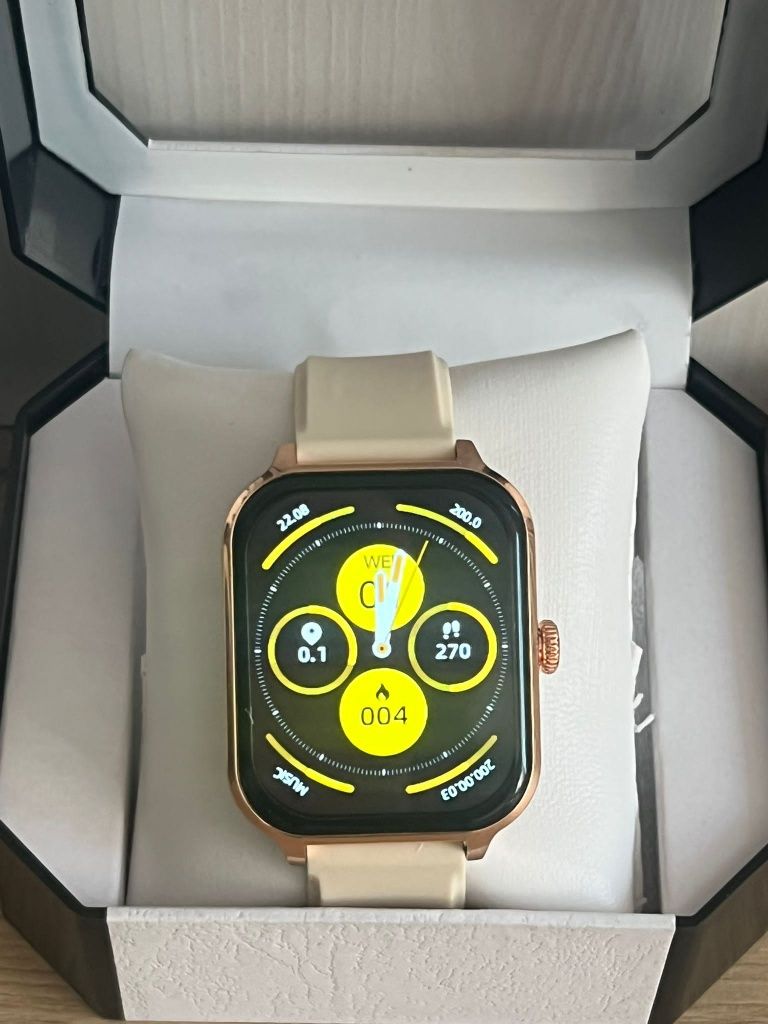 Smartwatch L16 z funkcją połączeń – duży ekran 2.01", wiele funkcji,