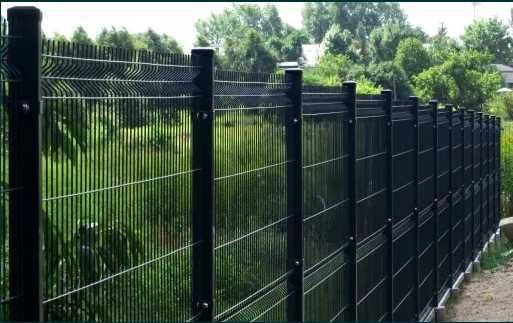 Kompletne ogrodzenie panelowe panele ogrodzeniowe na ceowniku montaż