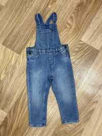 Детский джинсовый комбинезон Denim на 12-18 месяцев