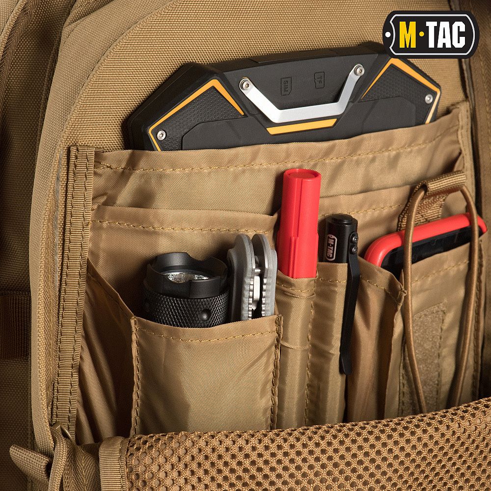 Якісний тактичний M-Tac рюкзак Trooper Pack Coyote