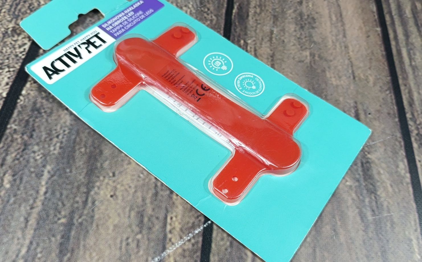 Silikonowa nakładka LED na obrożę Activ Pet
