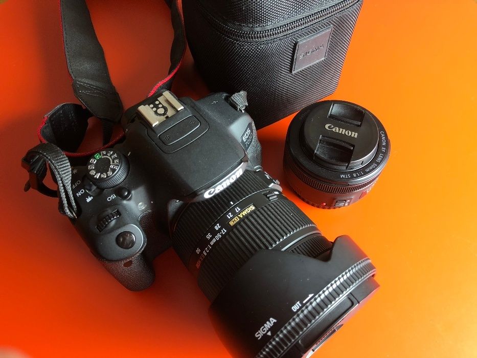 4Canon EOS 700D + canon 50mm