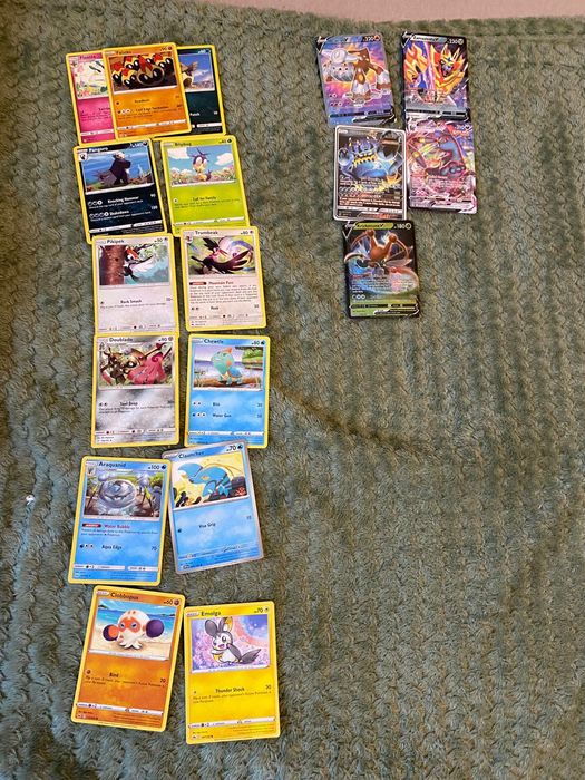 Originalne karty pokemon + 5 podróbek