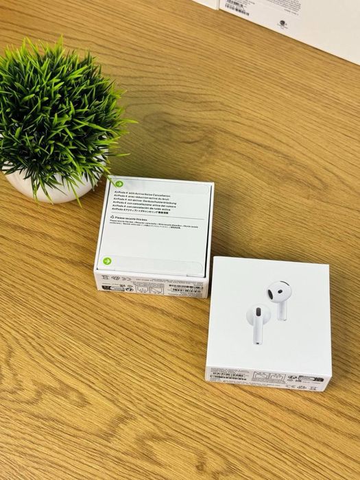 Бездротові навушники АірПодс 4 Преміум gen iPhone +Чохол