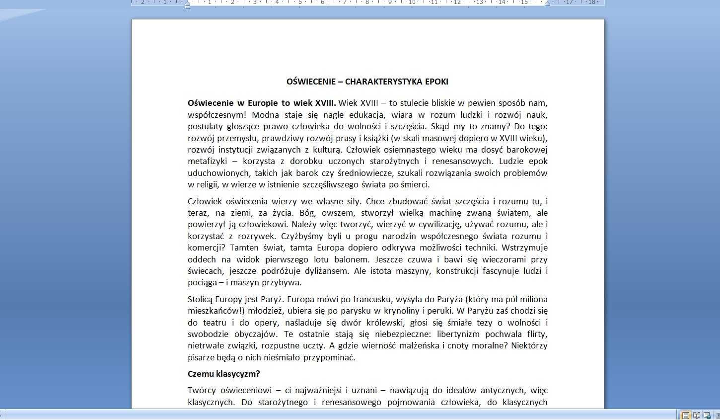 Język polski - notatki matura 2025 i 2015 od nauczycielki