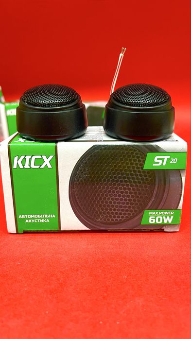 Твітери пищалки Kicx ST-20, 20Вт/60Вт, 4 Ом|ST-25
