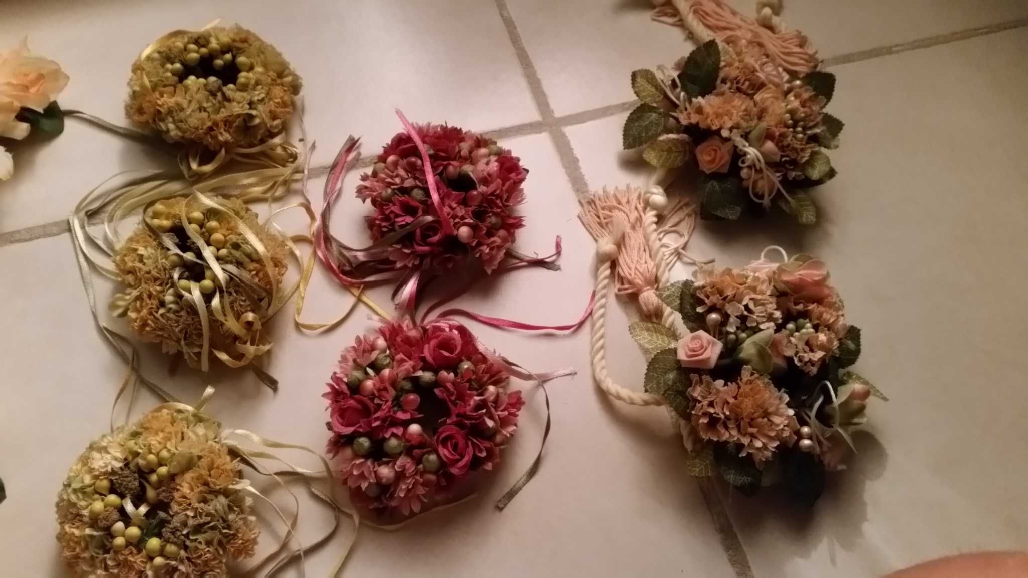 Coroas de flores para castiçais!