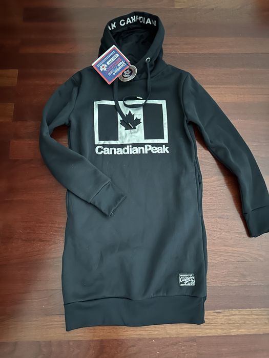 Vestido sweater  azul muito eacuro Canadian Peak