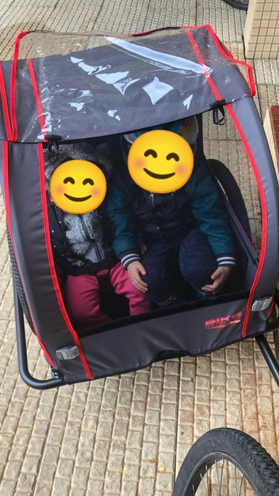 Reboque / carrinho para bicicleta