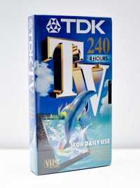 VHS # Kaseta Czysta TDK 240 4 Hours  x3 szt NOWE