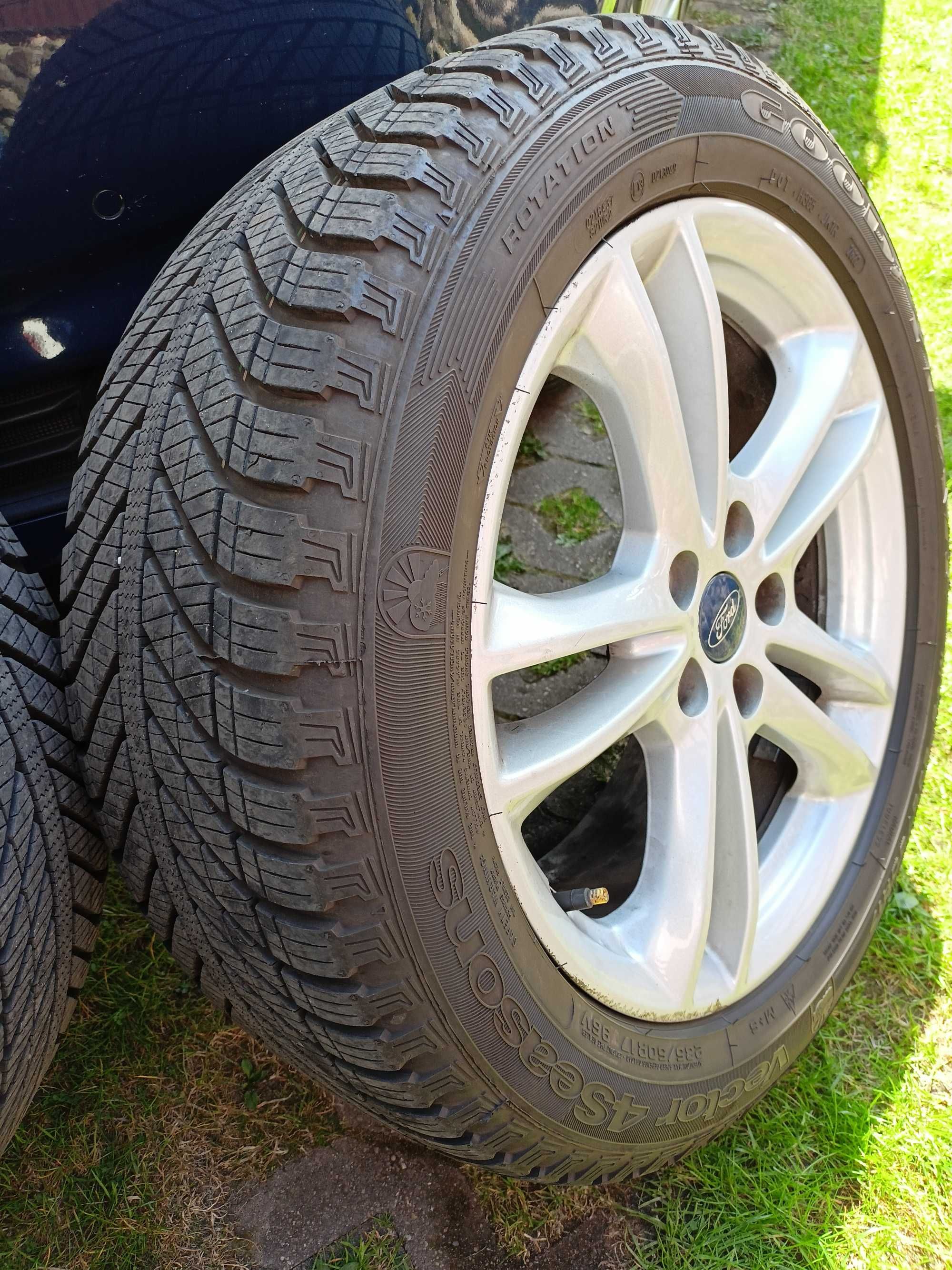 4 x Koła Opony Całoroczne GOODYEAR JAK NOWE 8mm TPMS FORD Mondeo S-MAX