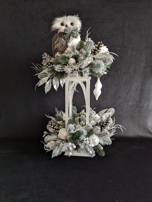 Новорічні композиції до свят (на подарунок) Зимовий новорічний декор