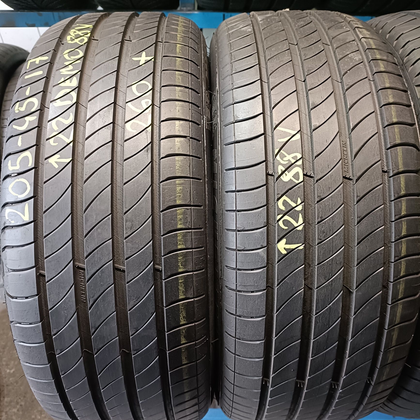 4x 205/45r17 Michelin Primacy 4 z końca 2022r Demo jak nowe