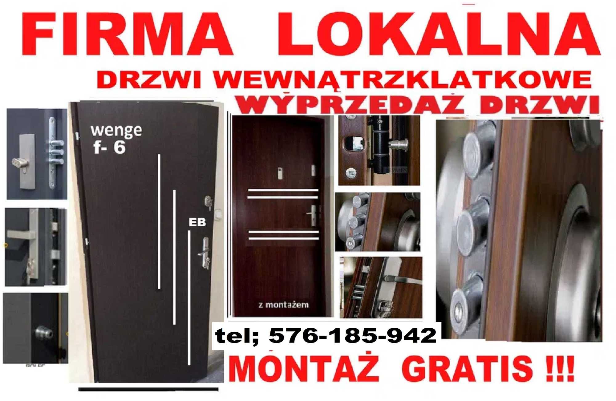 Drzwi metalowe i drewniane MONTAŻ GRATIS !! zewnętrzne komplet