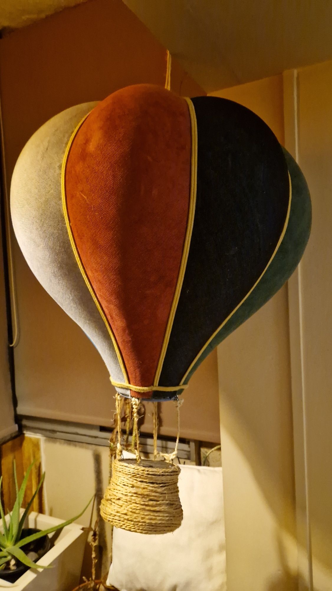 Balão decorativo forrado a tecido