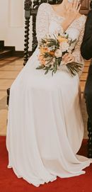 Suknia ślubna, ivory, rozmiar 36