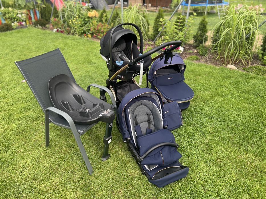 Wózek Bebetto Bresso Premium + fotelik cybex z bazą isofix