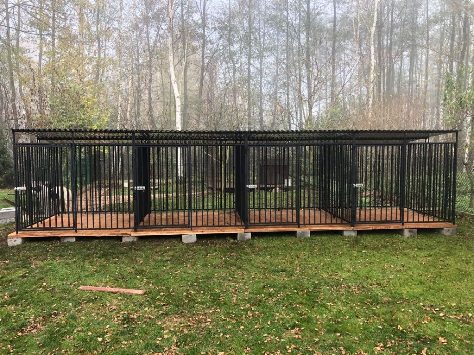 Starannie wykonany mocny kojec boks klatka zagroda dla psa.BUDA