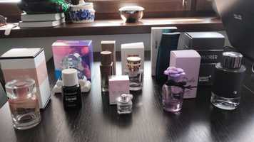 Flakoniki po perfumach oryginalne Lacoste,Kenzo,Grande i inne