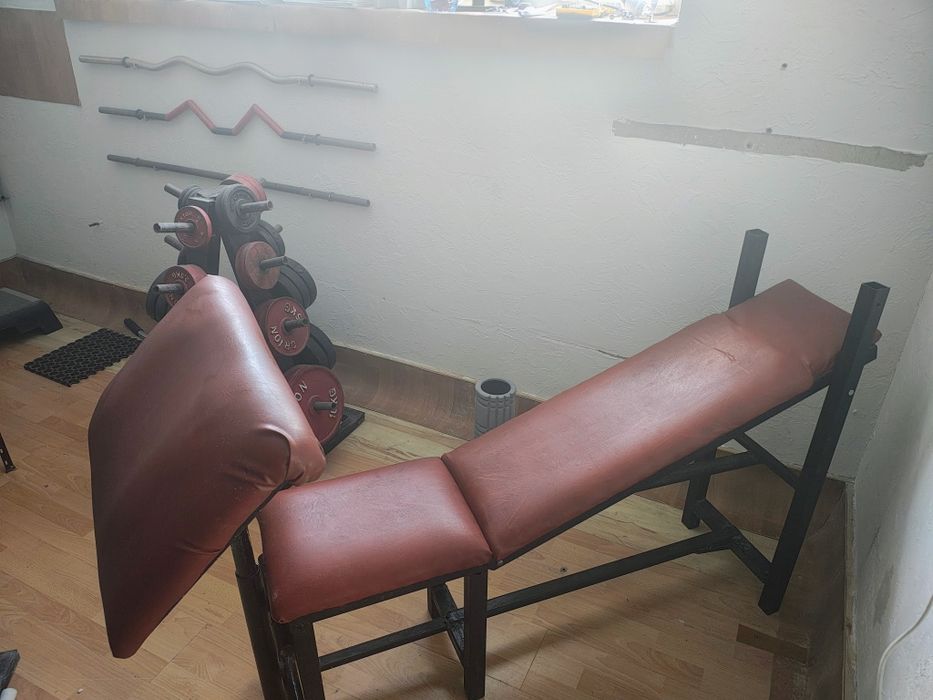 Domowa siłownia ławka regulowana+ poręcze+ ławeczka do brzuszków+ ...